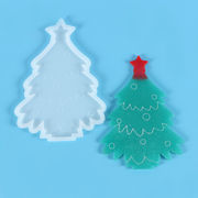 素材 アロマキャンドル モールド手作り石鹸Xmasアクセパーツ キーホルダーChristmasクリスマスツリー