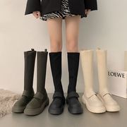 【2022秋新作】韓国風レディース服  　オシャレ　シューズ　靴　ロングブーツ