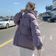新しい短い厚手の綿パッド入りジャケット女性の韓国スタイルのルーズダウンウィンタージャケット