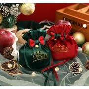 クリスマスギフトバッグクリスマスアップルベルベットバッグクリスマスイブお菓子箱バッグ 4色