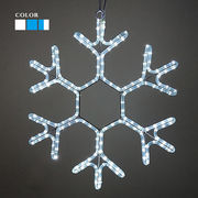 イルミネーション モチーフ ライト 雪の結晶 50×43.5cm 防水 屋外 LED スノーフレーク 雪 クリスマス