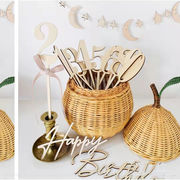 【新作】 INS 装飾★木製★ケーキ用装飾★誕生日装飾品★撮影道具★パーティー用