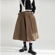 u18795 スカート スカート ロング  2色 無地 レディース  大きいサイズ 無地 防寒 オーエル