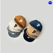 帽子　子供用　男女兼用　野球帽　キャップ　コーデュロイ　可愛い　防寒　6ヶ月-2歳　46-48CM　6色展開