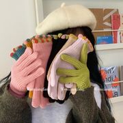 秋冬 手袋 グローブ レディース ファッション小物  保温 毛糸