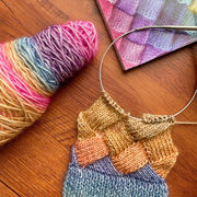 新品 毛系  250Ｇ 手編みスカーフ セーター ブランケット  手作り素材 ウール 毛糸 手作りデザイン工房
