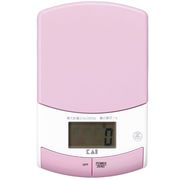 貝印 クッキングスケール 薄型・コンパクト デジタル 計量器 2kg計量 ピンク DL-6337