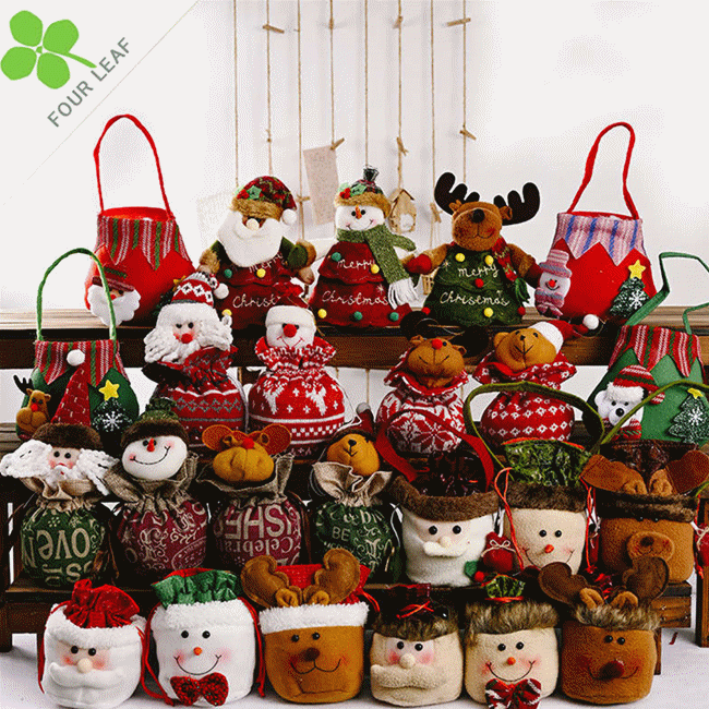 Christmas限定 クリスマス用品 ラッピング袋 クリスマス飾り りんごバッグ ギフトバッグ