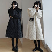 秋冬INS 新作 韓国風ファッション 気質アップ  若く見え  ロング  ダウンジャケット/綿コート