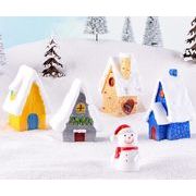 クリスマス飾りミニツリー ミニチュア マイクロ クリスマスツリートナカイ 雪だるま 卓上置物 ガーデン飾り