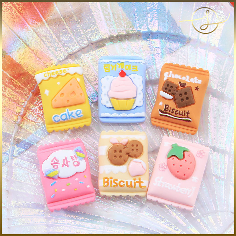 【6種】お菓子 飴玉 キャンディチーズ  樹脂パーツ デコパーツ DIYパーツ 手芸 ドールハウス
