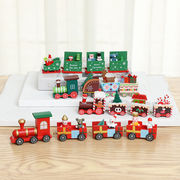 Christmas限定 クリスマス用品 おもちゃ玩具 汽車 クリスマス飾り 卓上 店舗ショーウインドー オーナメント