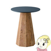 サイドテーブル ナイトテーブル 木製 天然木 丸い 丸型 円形 おしゃれ 古材 ヴィンテージ ビンテージ ・
