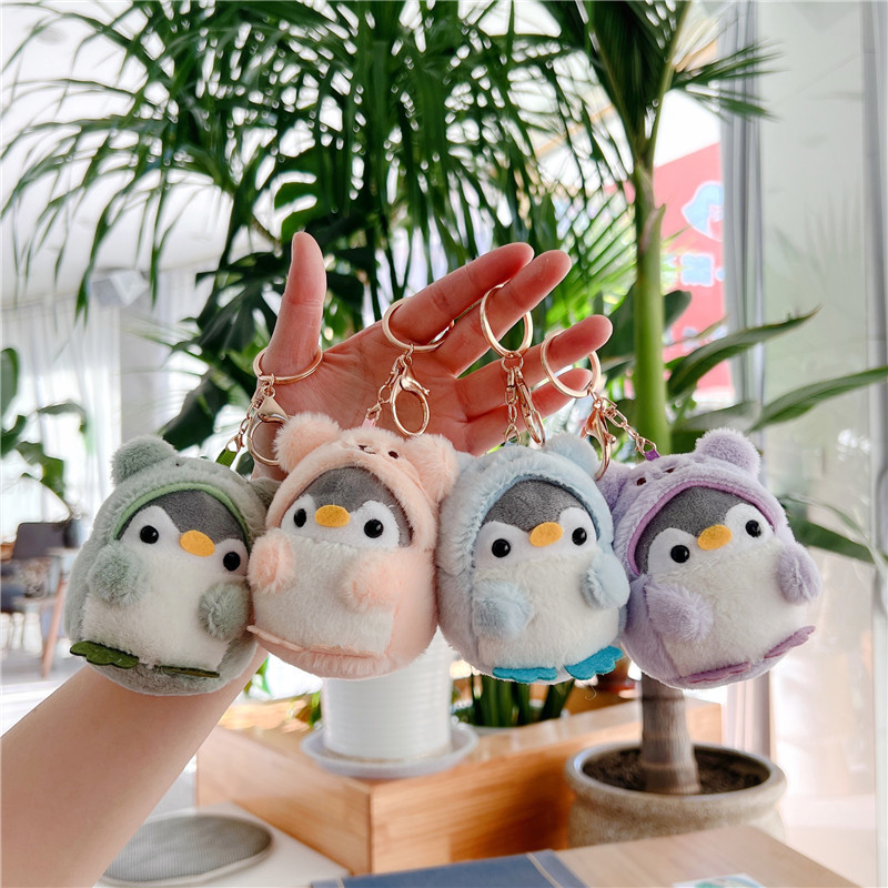 ペンギン 可愛い ぬいぐるみ キーホルダー アクセサリー バッグ