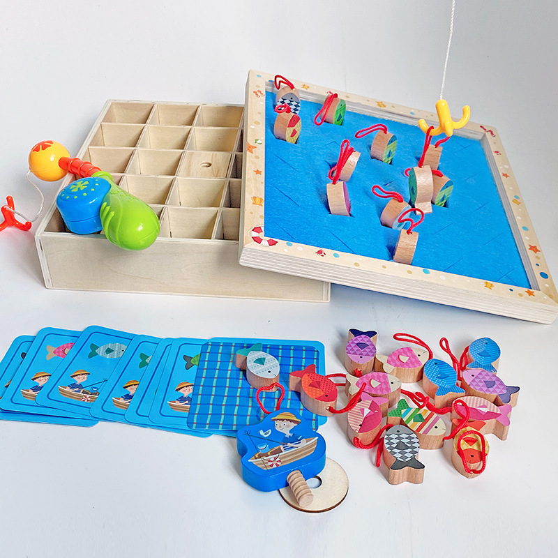 INS 木製 知育のおもちゃ  学習玩具 木のゲーム パズル開発 集中力を鍛える 親子のふれあい