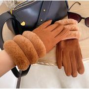 秋冬 手袋 グローブ ファッション小物  保温 スマホタッチ対応 裏起毛
