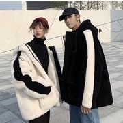 2022 秋冬新作   カップルラムズウールジャケット   韓国風ファッションコート，綿の服★M-2X