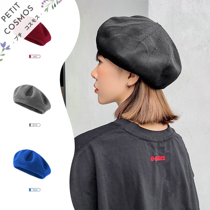 13色☆ベレー帽 ボリューム感 画家帽 帽子 ファッショングッズ レディース 秋冬 ふんわり 韓国風 暖かい