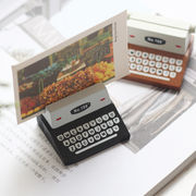 メモクリップスタンド  メモホルダー 写真立て カード/メモ/テーブル番号立て オフィス 木製