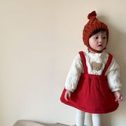 【2022冬新作】韓国風子供服 ベビー服 キッズ 女の子 クリスマス衣装★新年服 ワンピース