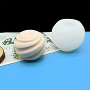 人気 石鹸ローソク アロマキャンドル バスボール素材 レジン枠シリコンモールド 幾何学型ボール 蝋燭