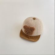 帽子 キャップ キッズ 子ども 秋冬 暖か 防寒 クマ かわいい カジュアル トレンド 人気