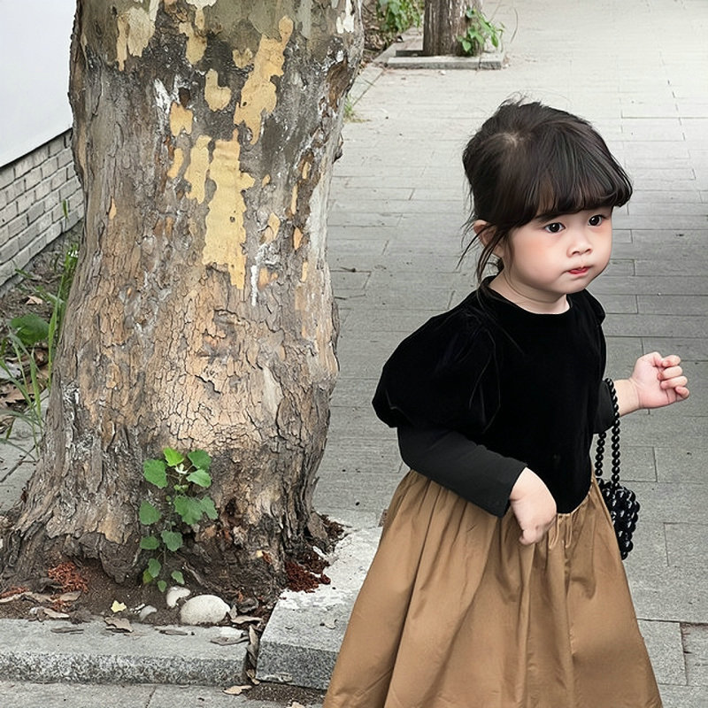 2023新作 韓国子供服 子供 キッズ 女の子 かわいい ドレス ワンピース 