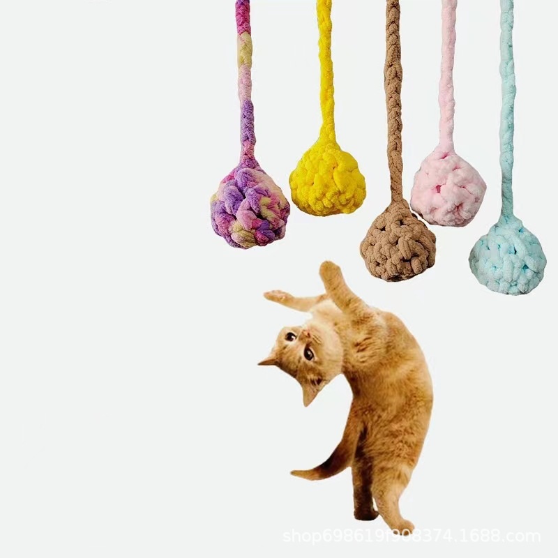 ペット用品 ボール 毛糸玉 ロープ おもちゃ 玩具 歯磨き 猫