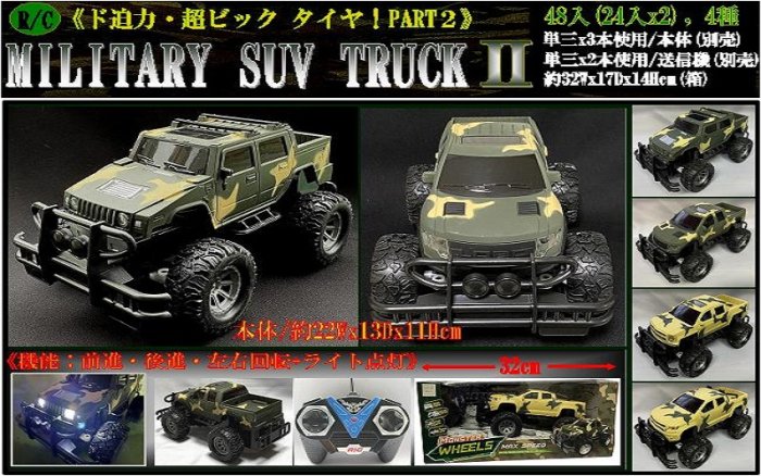 RC　MILITARY SUV TRUCK PART２