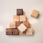 満足度99％ INSスタイル 子供玩具 積み木 木質 ブロック振り子 多色 ケヤキ マイルストン 12点セット