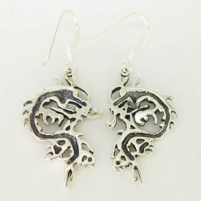 ピアス / 6-65 ◇ Silver925 シルバー ピアス ドラゴン 龍 | 卸売