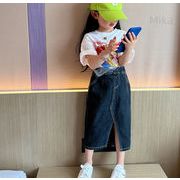 韓国風子供服 ハーフスカート 2023夏新作  女の子 ベビー服 チェックスカート 110cm-160cm