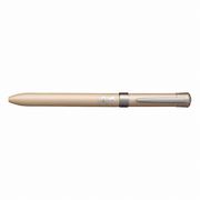 三菱鉛筆 なめらか油性ボールペン ジェットストリーム 3色 0.5mm シルキーゴールド 回転式 SXE360105.25