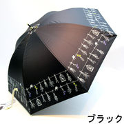 【晴雨兼用】【長傘】遮光率＆UVカット率99.9％以上！セッシェ柄晴雨兼用手開き傘