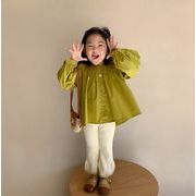 春秋新作    女の子 長袖シャツ、 子供服、  ファッションシャツ ★カジュアルトップス80-130