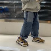春秋新作　 男の子ジーンズ 韓国スタイル   子供服 カジュアルパンツ ファッション★80-130