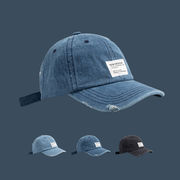 野球帽　帽子　キャスケット　紫外線対策　日焼け防止　UVカット　デニム帽子　春夏　男女兼用