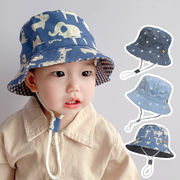 新作・子供帽子・和風帽子・帽子・日焼け止め・漁師帽・防UV帽子・3色