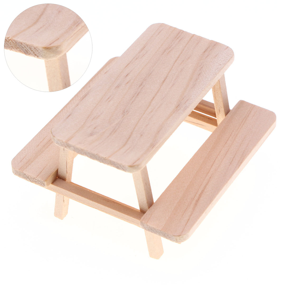 模型  撮影道具  ミニチュア  モデル  インテリア置物   デコレーション  木製  つなぎのテーブル+いす
