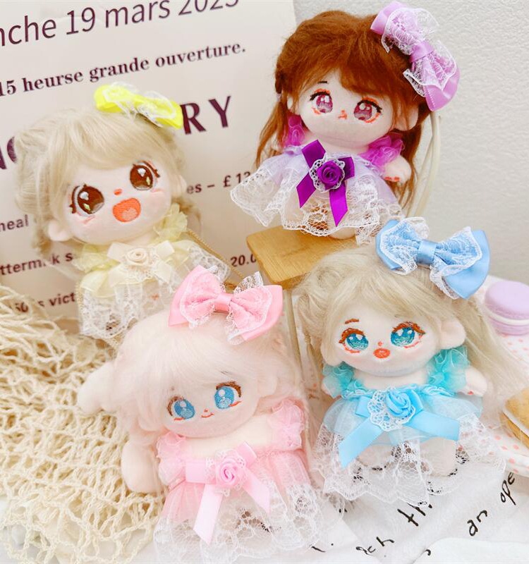 新作 ぬいぐるみ用服 ドール用 着せ替え服 おもちゃ 人形doll ミニドール 10cm ドールハウス 2点セット