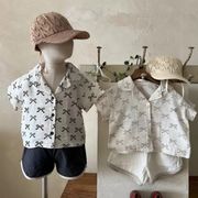 2025夏新作  韓国風子供服  ベビー服  キッズ服   半袖  トップス    Tシャツ  カジュアル  男女兼用
