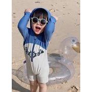 2023 夏 韓国風子供服  水着 ハワイ  男の子  キッズ 砂浜 水泳  UVカット 長袖  ベビー服