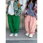 2023春秋    新作     韓国風子供服     キッズ    ベビー服       ロングパンツ     カジュアル    2色