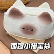 猫  韓国風    文房具   大容量   ペン袋     筆袋   収納袋 文房具袋  筆箱　ふでばこ  ペンケース
