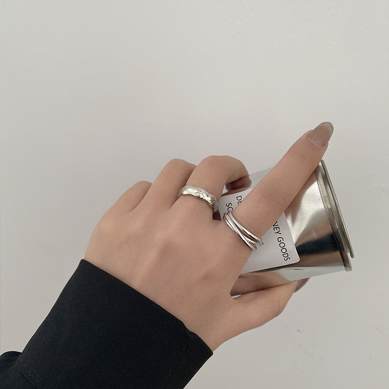 新作 韓国風  レディース  気質   アクセサリー   リング     開口指輪  シンプルなファッション