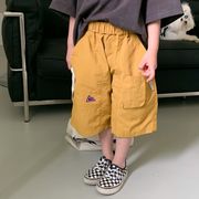 2023超人気新作 韓国風子供服 男の子  ベビー服 キッズ  ショートパンツ 子供ズボン カジュアル 刺繍  2色