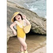 夏   韓国風子供服    キッズ    ハワイ  水泳   可愛い   リゾート温泉  つなぎ水着    オールインワン
