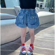 夏人気   韓国風子供服   キッズ  ベビー服  子供ズボン  デニムパンツ  ジーンズ  ショートパンツ