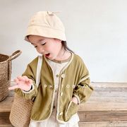 2023秋人気  韓国風子供服  ベビー服   長袖  コート   トップス   ファッション  男女兼用  2色