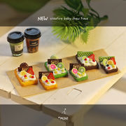 ins  撮影道具  模型  モデル   ミニチュア   インテリア置物    デコレーション  デザート  食べ物  3色